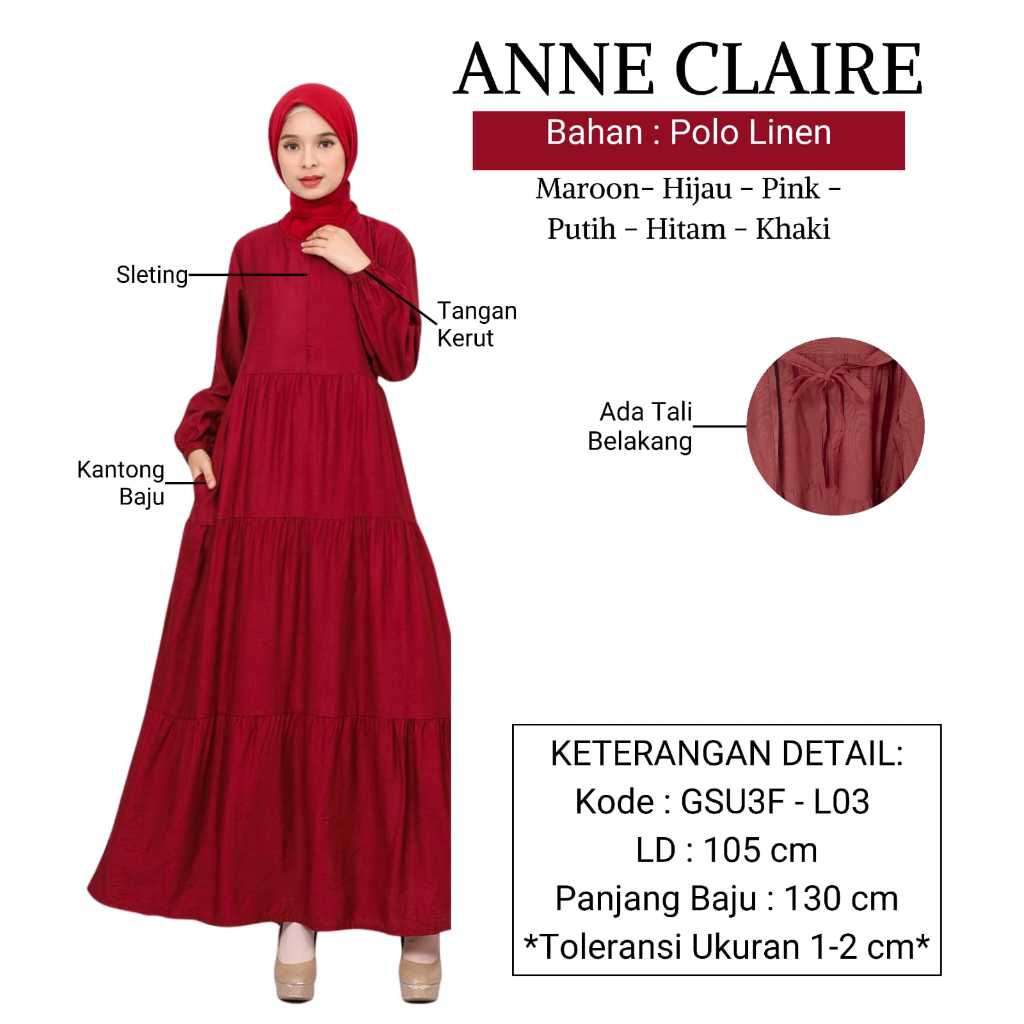 GAMIS ANNE CLAIRE  POLO LINEN
