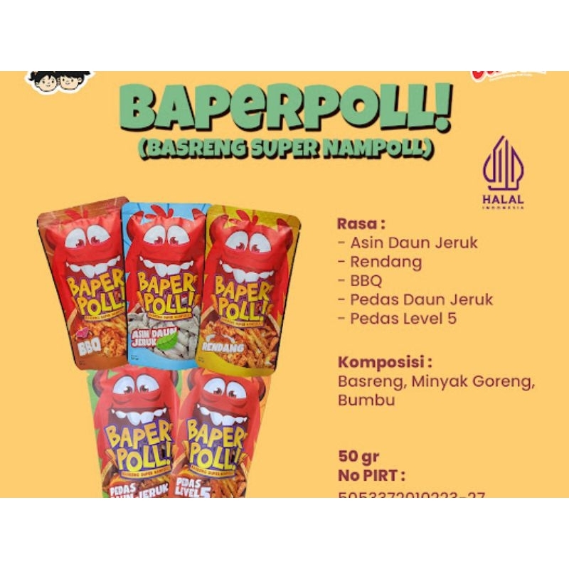

Basreng Super Nampol (BAPERPOLL)