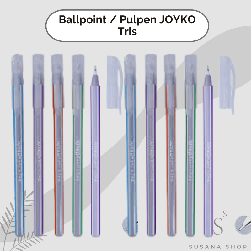 

Ballpoint JOYKO - Pulpen JOYKO Tris Tinta Hitam 1 pc / Bolpen JOYKO / Pulpen JOYKO