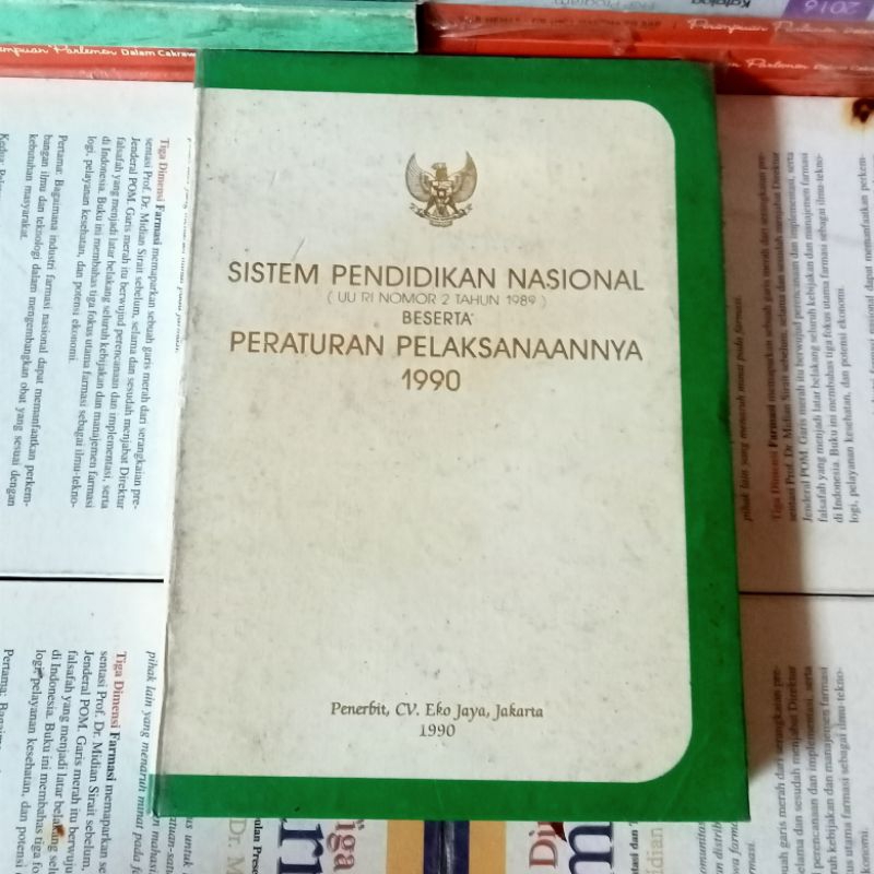 SISTEM PENDIDIKAN NASIONAL UU RI NOMOR 2 TAHUN 1989