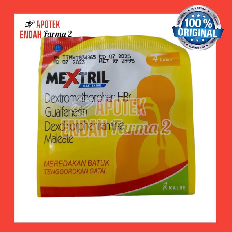 MEXTRIL TABLET PERSTRIP BATUK