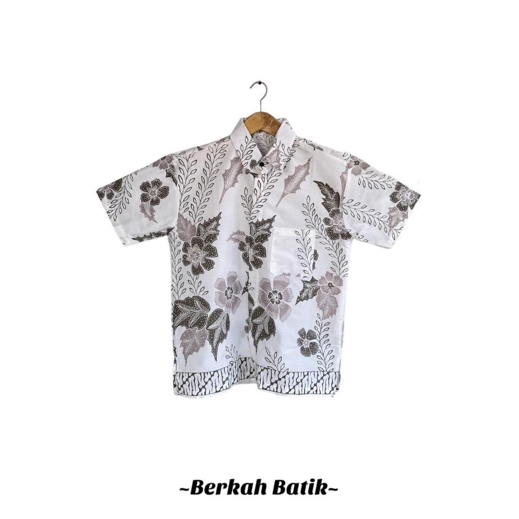 Airin Kemeja - Baju Atasan Pria Batik Lengan Pendek Kantor Modern