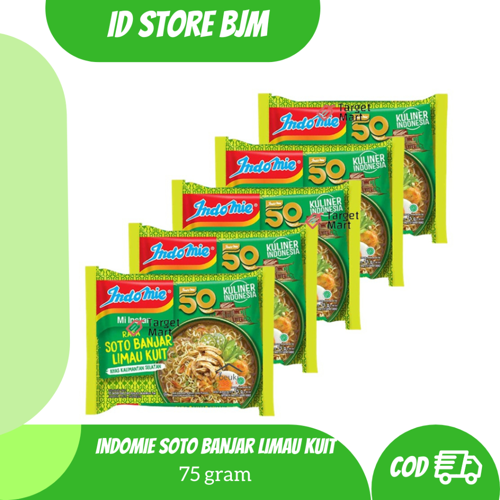 

Indomie Soto Banjar Limau Kuit Khas Kalimantan Selatan 75 gram