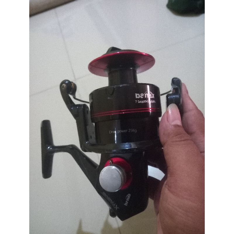 reel banax gt extreme 5000 mulus like new minus tutup knop custom dan dos gak ada