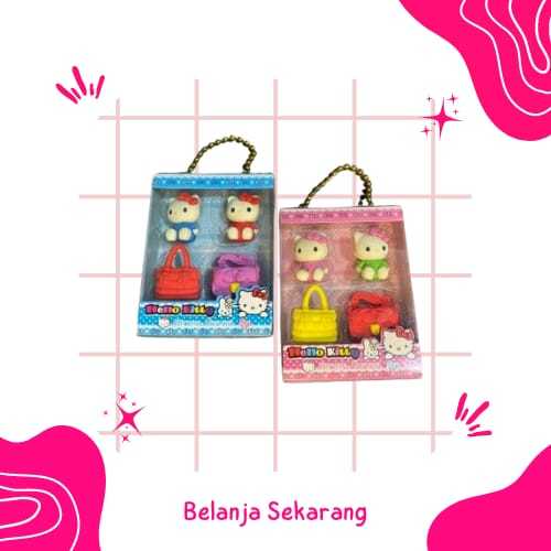 

Penghapus Karakter Hello Kitty 4 pcs