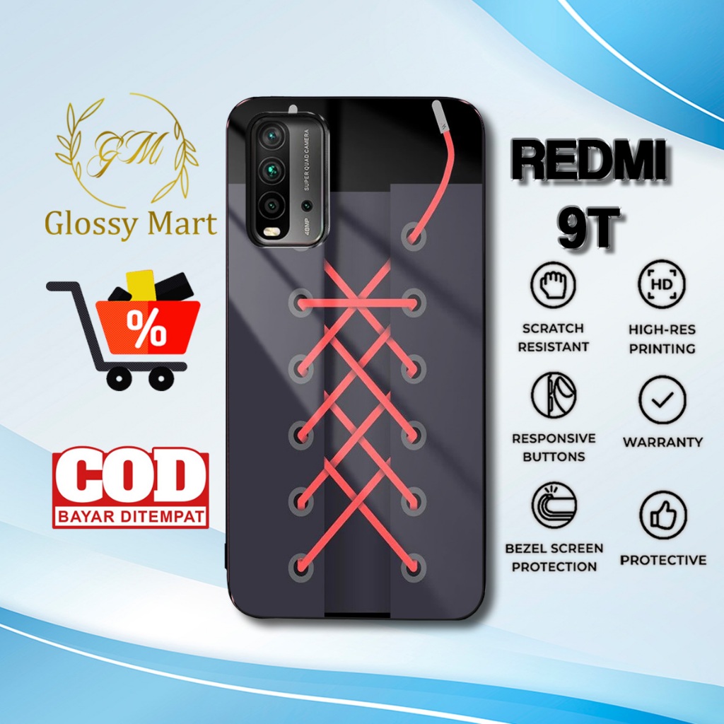 Case Redmi 9t Terbaru - Casing Redmi 9t - Motif Tali - Hardcase Premium Glossy - Softcase Hp Redmi G