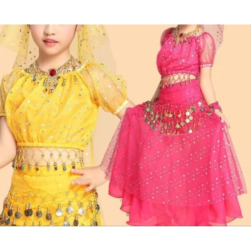 Aksesoris Pinggang Rok India Anak Rok India Dewasa Rok Belly Dance