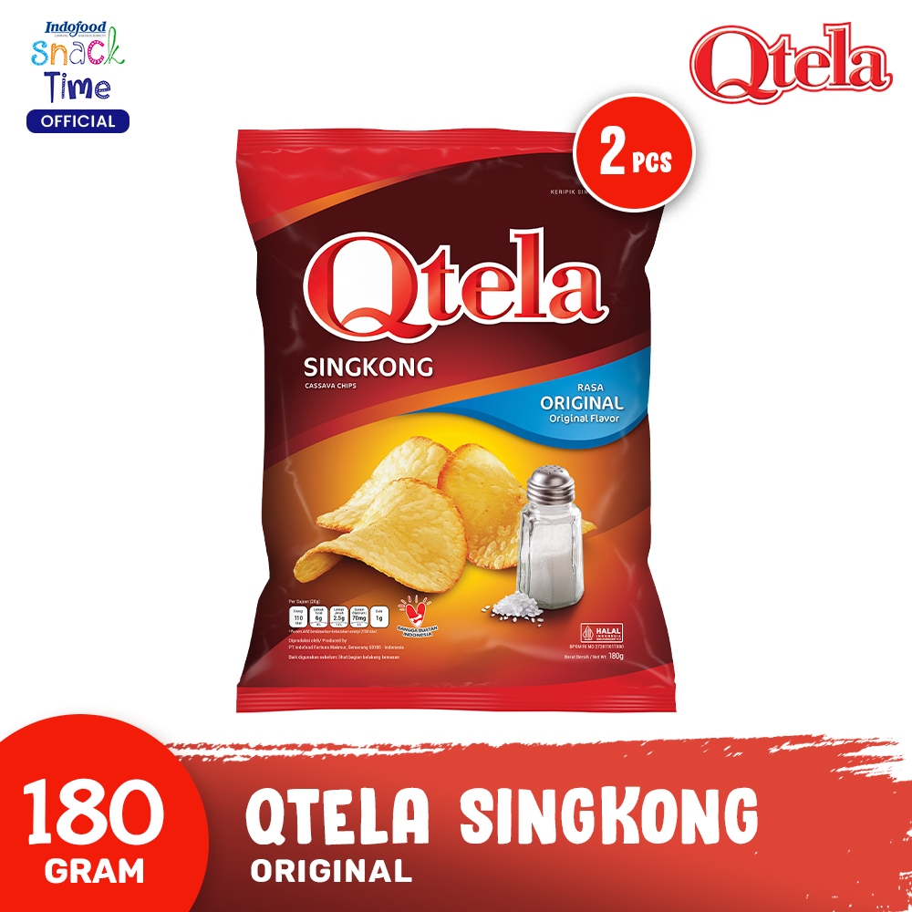 

Qtela Singkong Original 180 Gr - 2 Pcs