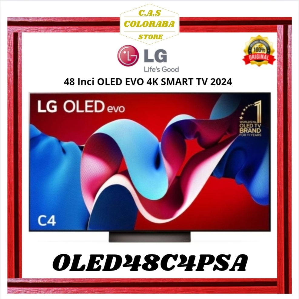 TV LG OLED48C4PSA SMART TV 48 INCH OLED LED 4K UHD OLED48 OLED48C4 48C4PSA SMART TV LG 48 INCH