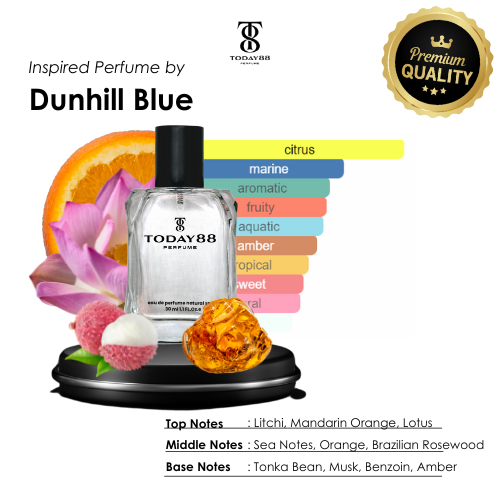 Dunhill Blue Premium - Parfum Pria Today88 Inspired Perfume