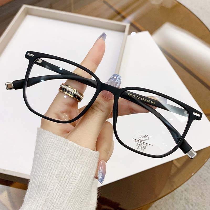 Viendo Kacamata Photocromic Anti Radiasi Blueray Minus Cylinder Fashion Frame Komputer Hp Anti Sinar Matahari Kaca Mata Optik 2 in 1 Bluecromic UV400 Wanita Pria Cowok -1/-1.5/-2/-2.5/-3/-3.5/-4/-4.5/-5/-5.5/-6-2