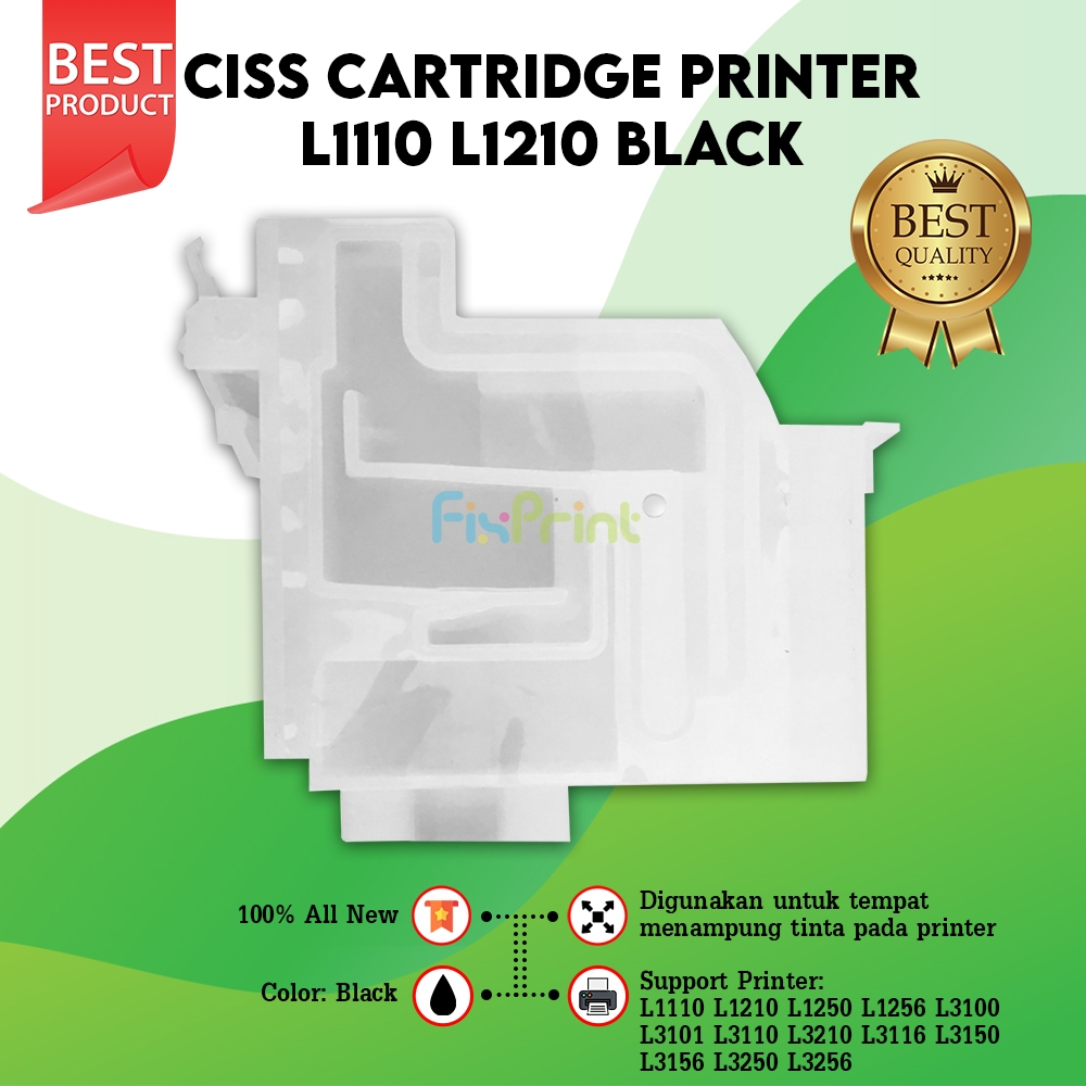 Cartridge CISS Epson L1210 L3210 Printer Dumper Ink Printer Infus