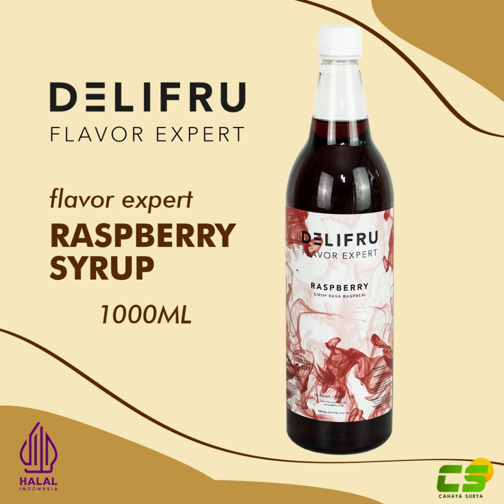 

Delifru Syrup/Sirup - Raspberry Syrup 1000 ml