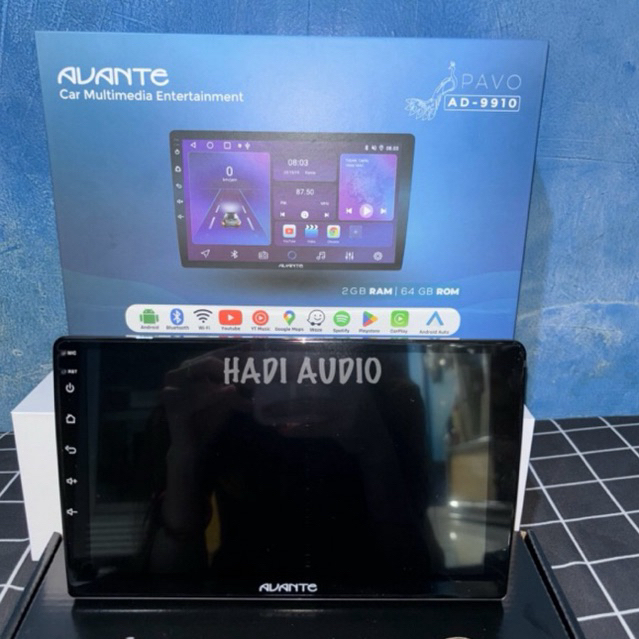 Head Unit Android Avante AD-9910 Pavo 9 inch RAM 2 ROM 64 + KAMERA MUNDUR AVANTE