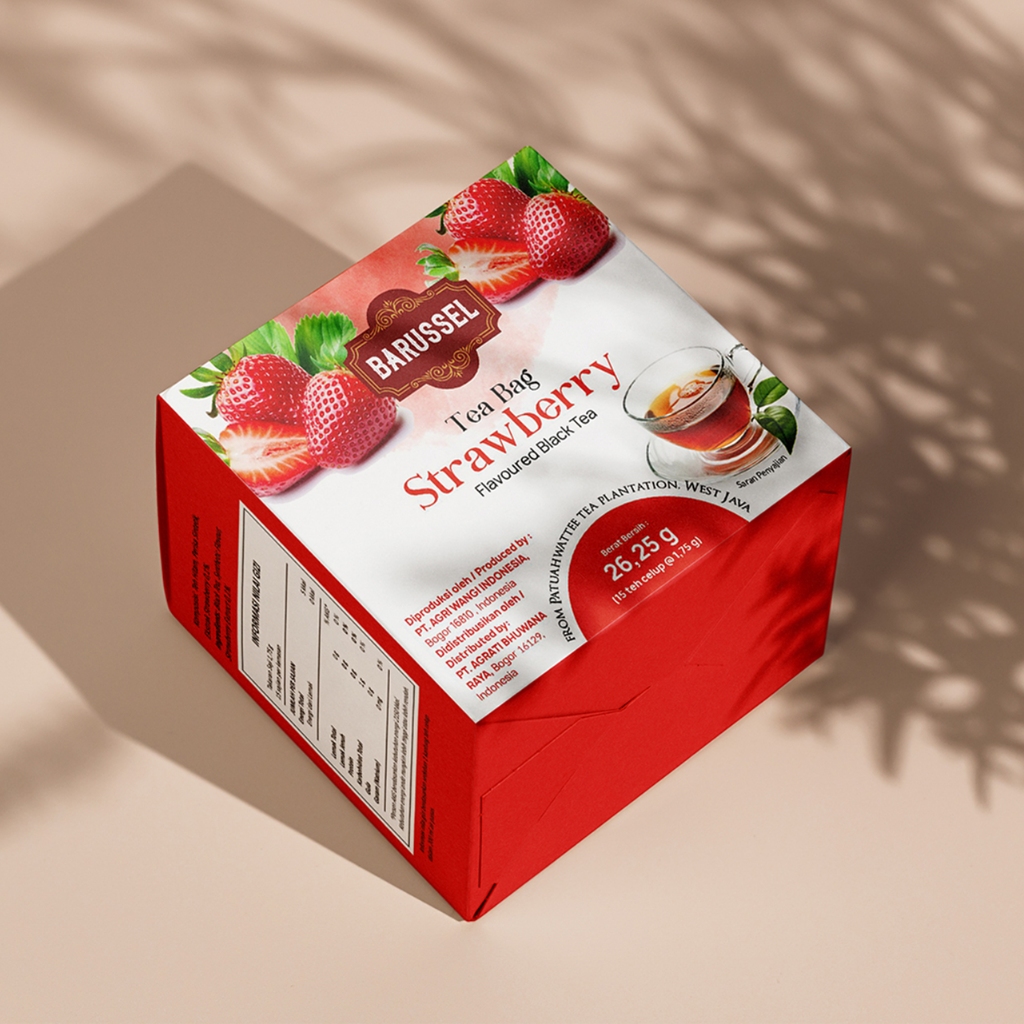 

MAR BARUSSEL Strawberry Tea Teh Celup Rasa Strawberry