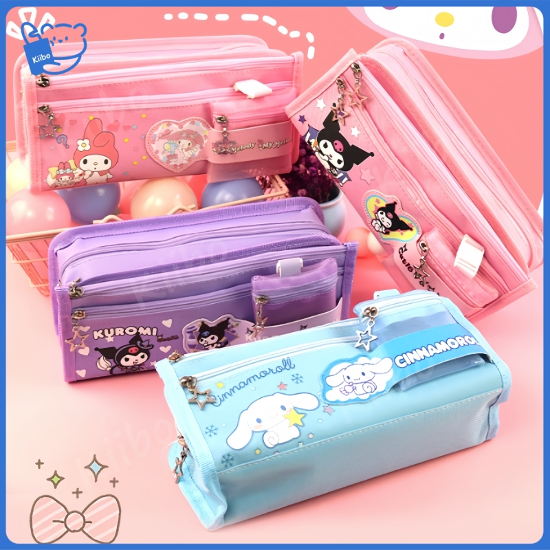

Tempat Pensil Cinnamoroll Baru Sanrio Anime My Melody Kuromi Penyimpanan Alat Tulis Siswa Perlengkapan Sekolah Ins Kawaii