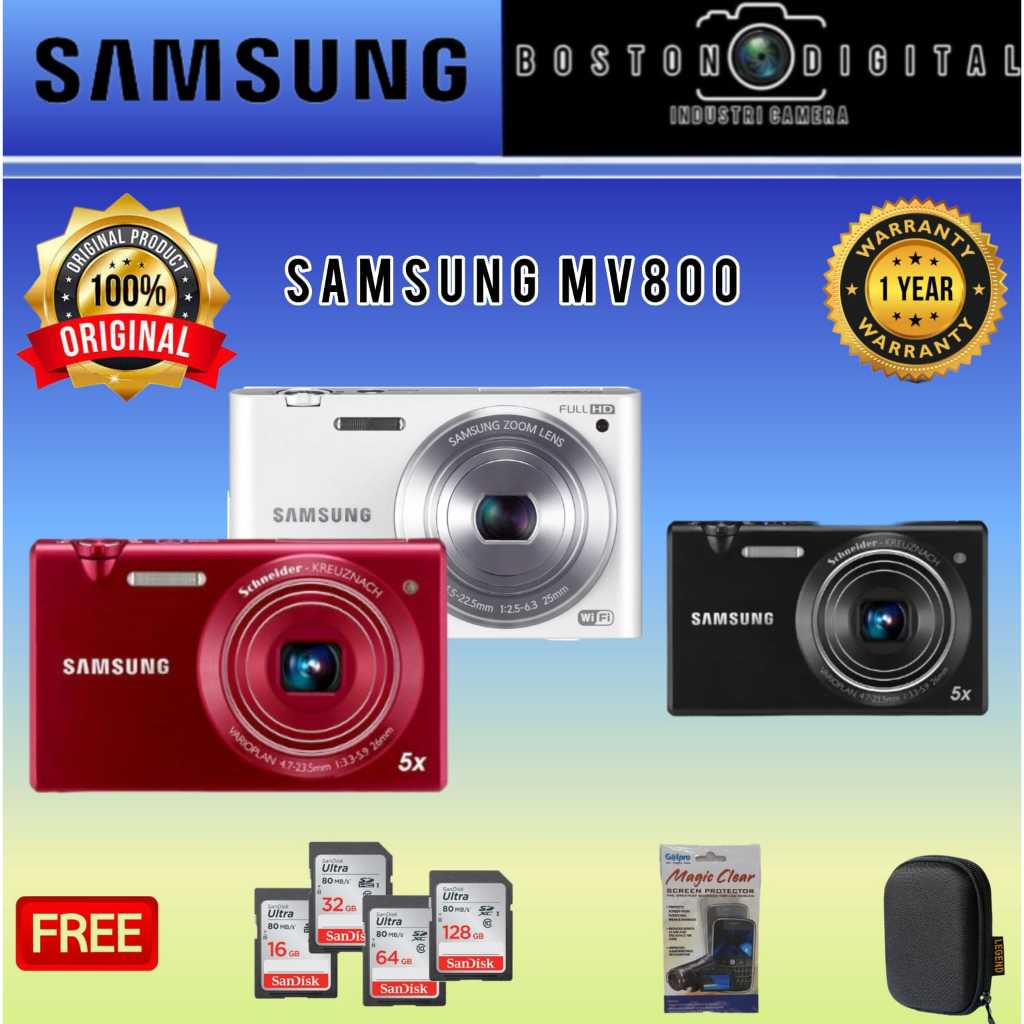 CAMERA SAMSUNG MV800 / CAMERA DIGITAL SAMSUNG MV800 / MV800 - BOX PUTIH, CAMERA ONLY