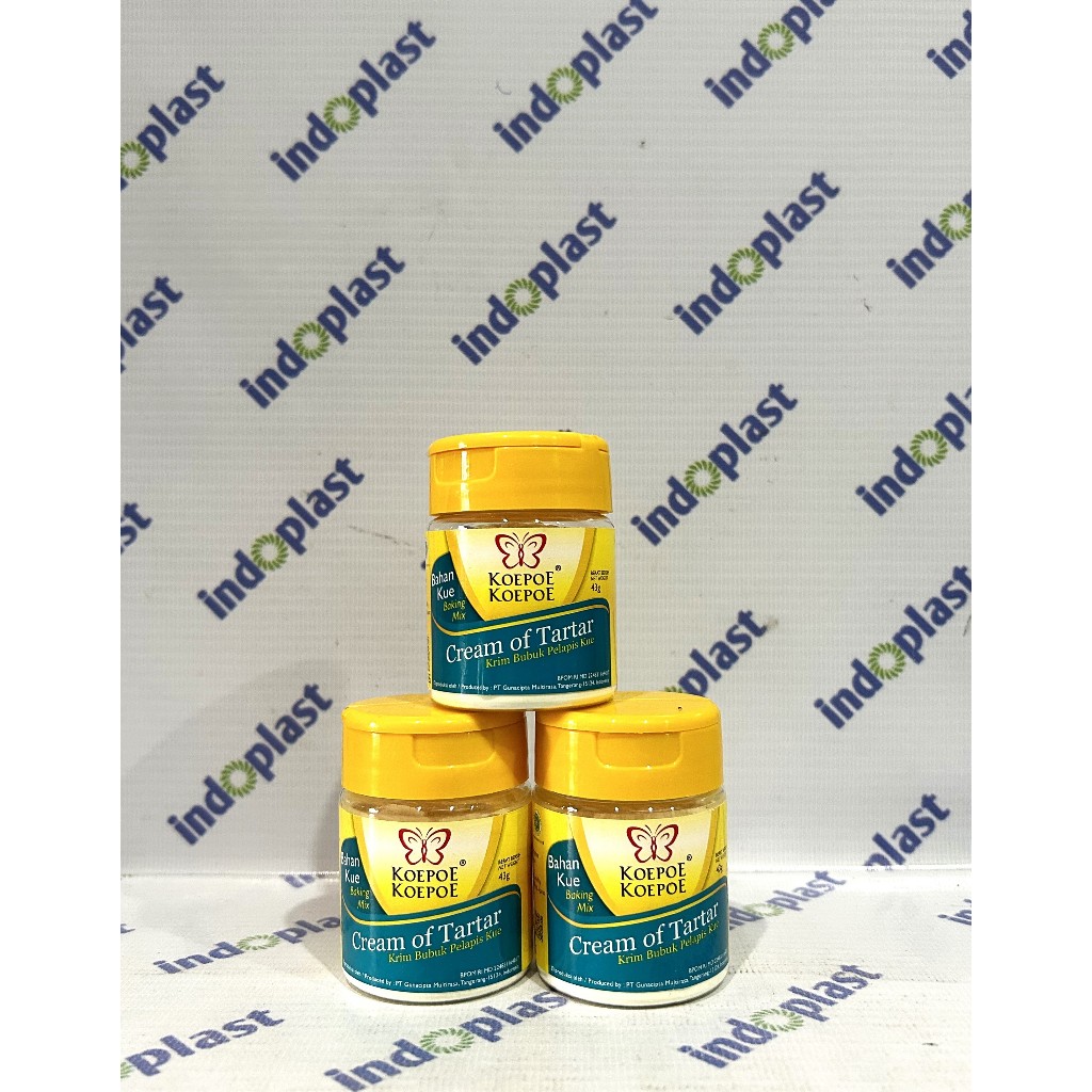 

KRIM BUBUK PELAPIS KUE KOEPOE-KOEPOE(43gr) - CREAM OF TARTAR
