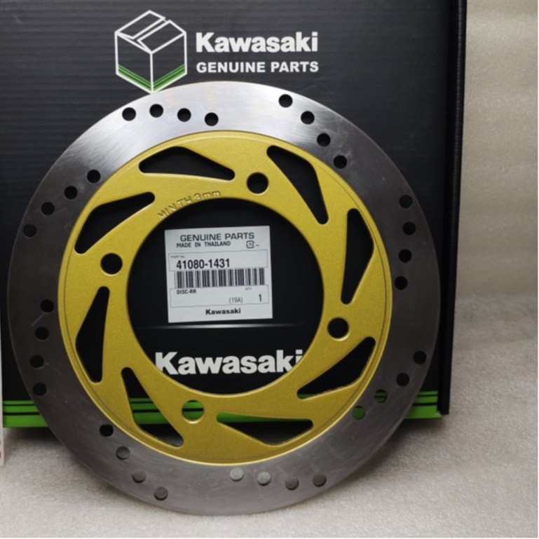 Piringan Cakram Belakang Kawasaki Ninja 150 R 41080-1431 41080-1418  & DISC FR SILVER PAINT Piringan