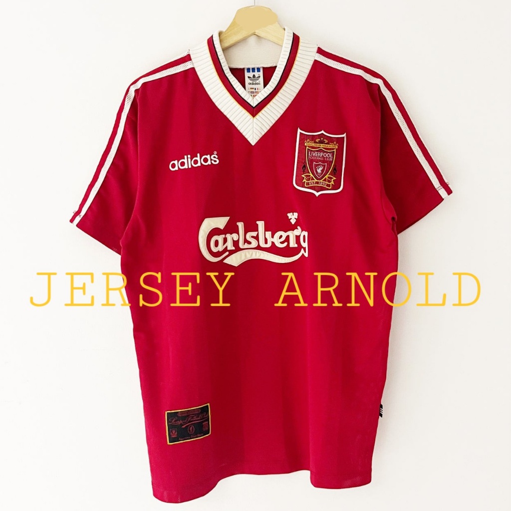 JERSEY LIVERPOOL HOME RETRO XXL 2XL LOGO PERISAI TAHUN 95 96 MUSM 1995 1996 GO GRADE ORI THAILAND AA