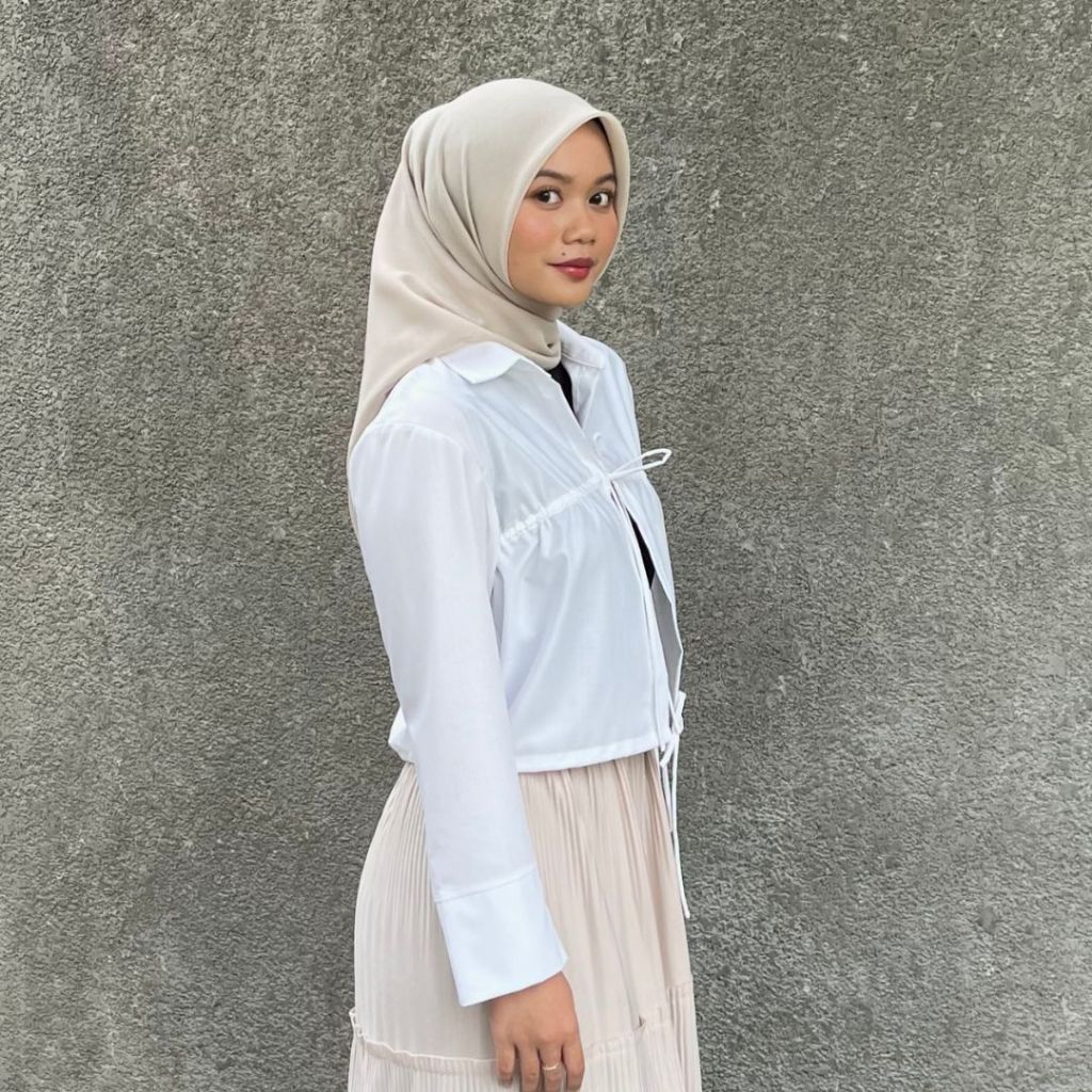 Shassy crop string outer | Kemeja outer crop tali