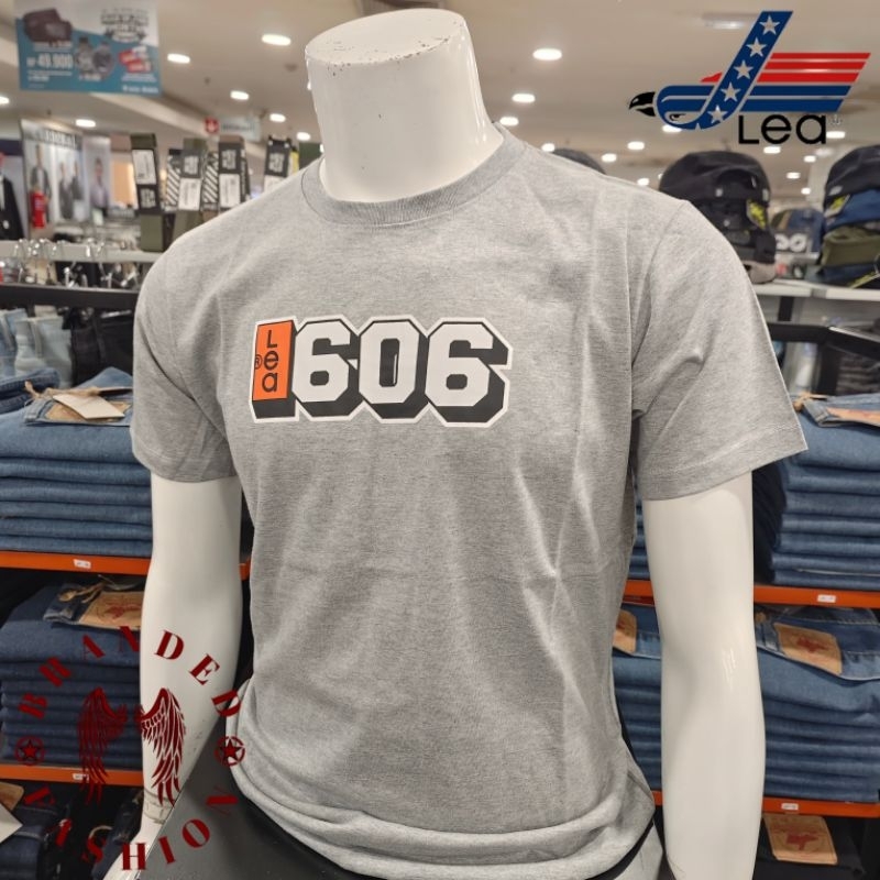 LEA JEANS KAOS LENGAN PENDEK 231.02.GJ.81 ABU