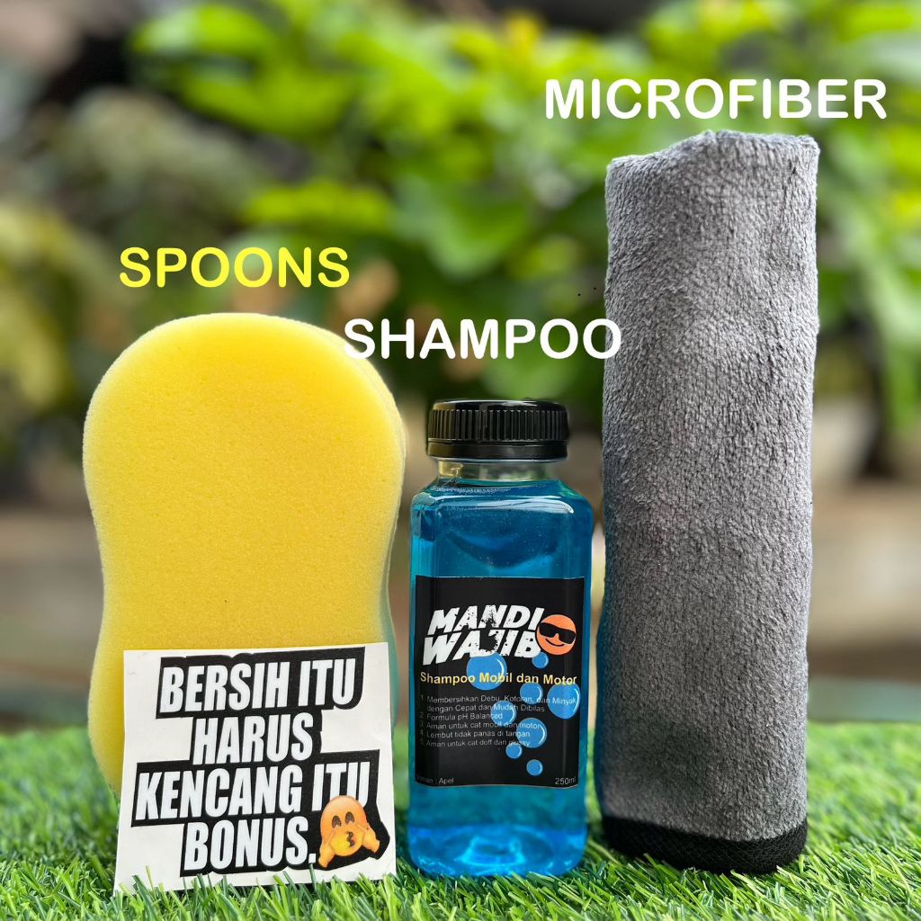 PAKET CUCI MOTOR PAKET CUCI MOTOR HEMAT SHAMPOO MOTOR MOBIL MANDI WAJIB