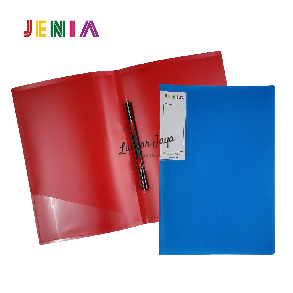 1 LSN / 12 Pcs Spring File Jenia Map Plastik Snelhecter FC Folio