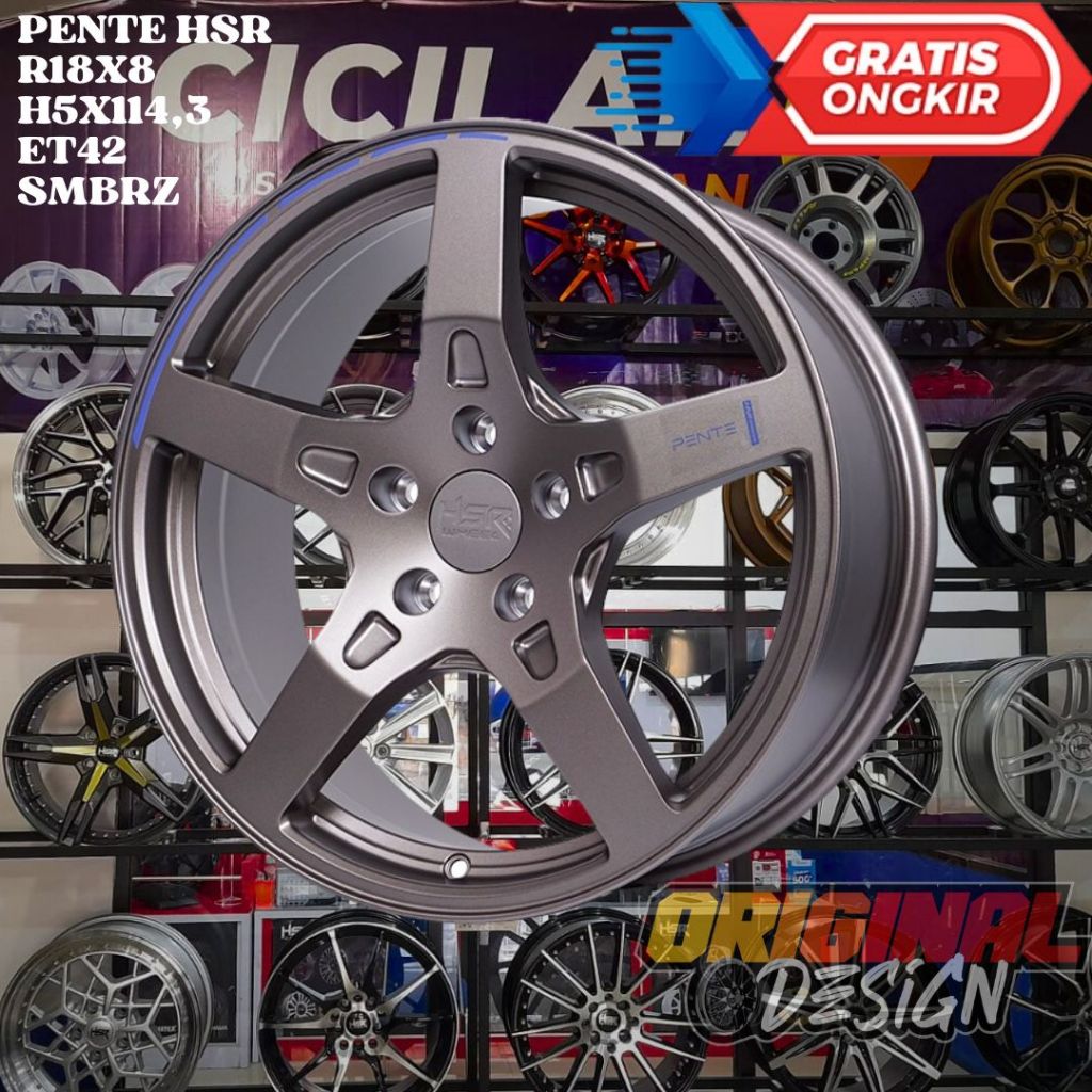 Velg Mobil ACCORD , CAMRY , MAZDA3 , CORTEZ , HSR PENTE RING 18 R18 PROMO