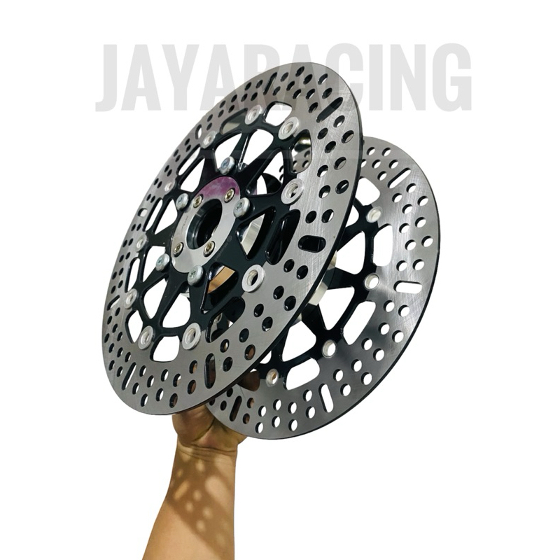 Tromol Trombol Depan double Disc Plus cakram 300Mm Vixion Cb 150 Cbr 150  Scorpio Byson Rx king Ninj