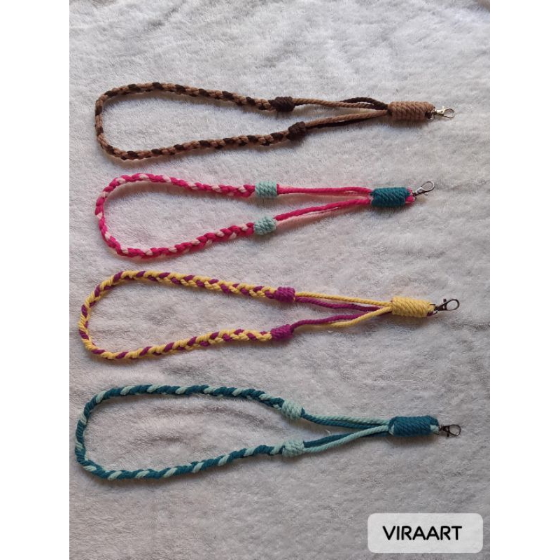 

lanyard/tali id card macrame