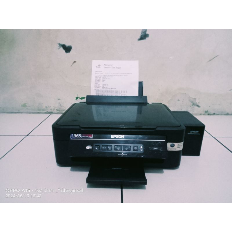 Printer Epson L365 WiFi All In One (Print Scan Copy)
