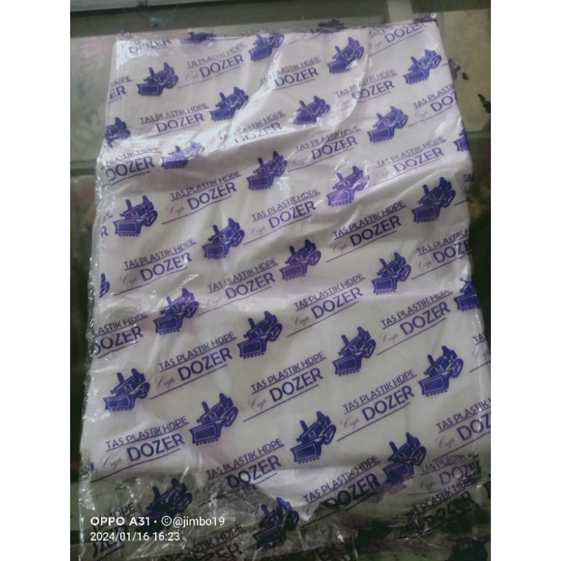 KANTONG PLASTIK BENING UKURAN 35 DOZER UNGU