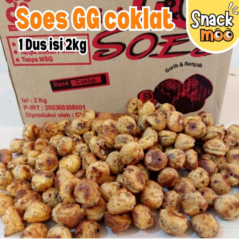 

Soes gg coklat mini 1 dus 2kg soes kering coklat soes coklat mini soes ball