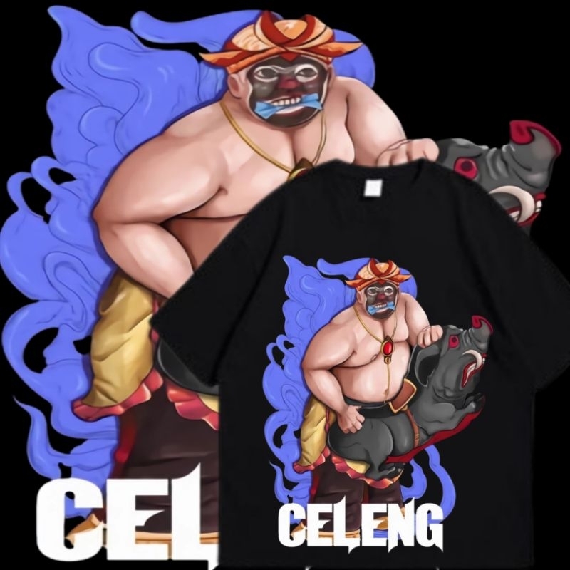 Kaos Distro Celeng Srenggi Jaranan Kulture Jawa Berkualitas Distro Katun - AZIQSU
