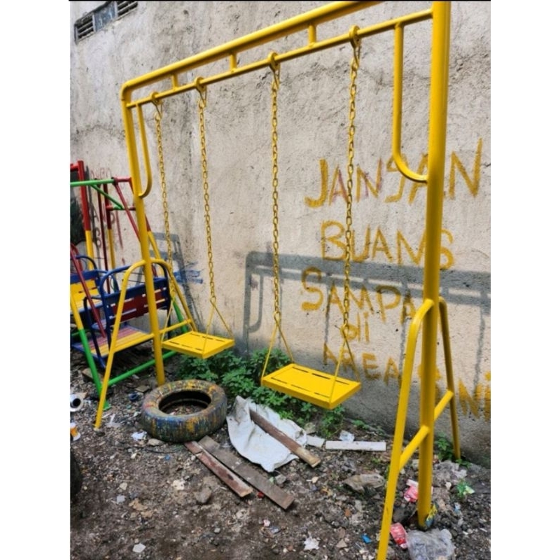 besi galvanis besi anti karat ayunan rantai anak