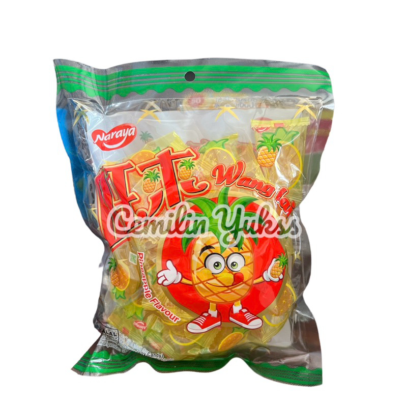 

Naraya Wang Lai Jelly Candy Pineapple Jelly Candy 400g Permen Jelly Rasa Nenas