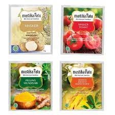 MUSTIKA RATU PEELING MUNDISARI/BRITENING BENGKOANG POWDER MASK 15gr