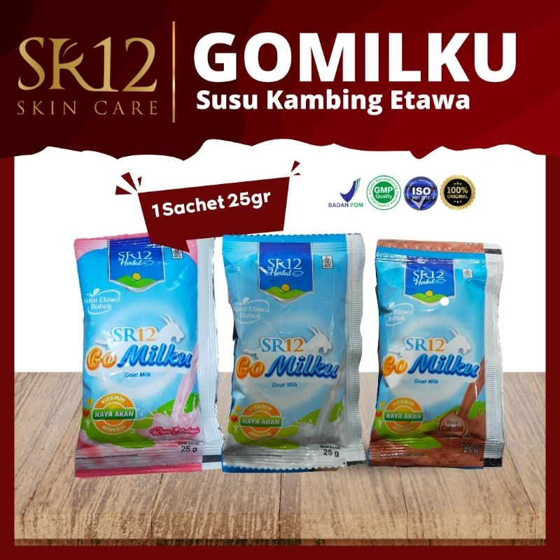 

SR12 Go Milku Sachet Susu Kambing Premium kemasan Sachet Harga Ekonomis