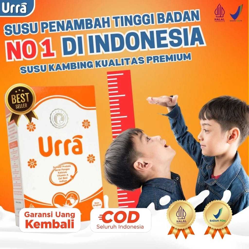 

PROMO !! Urra Susu Kambing Saneen Penambah Berat Badan Anak 250gr 100% Original AMPUH