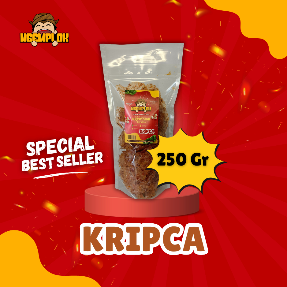 

Kripca Pedas Daun Jeruk 250 Gr Ngemploksnack