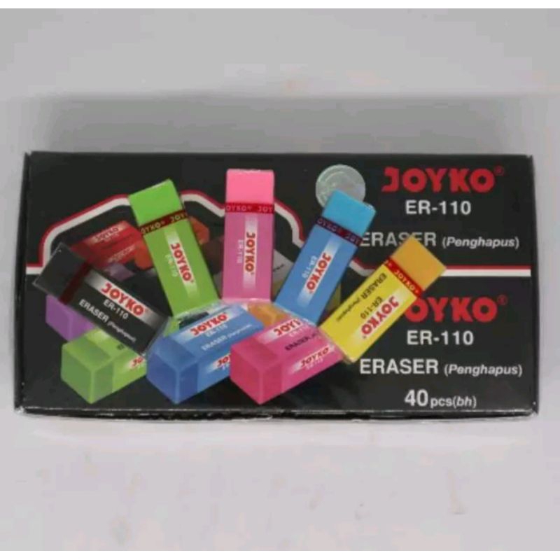 

(PERPCS) penghapus Joyko kecil warna warni /eraser/penghapus pensil/bersih/murah