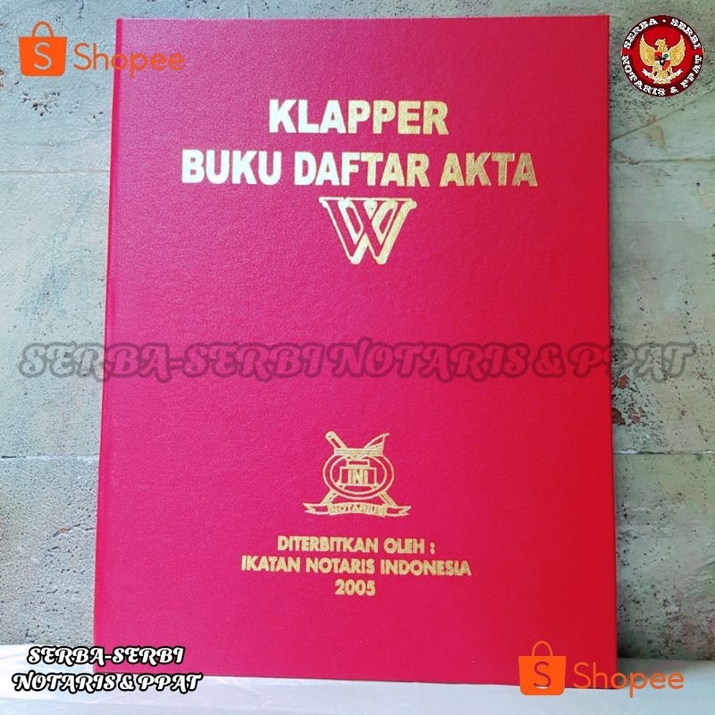 

Buku klapper daftar akta abjad huruf W
