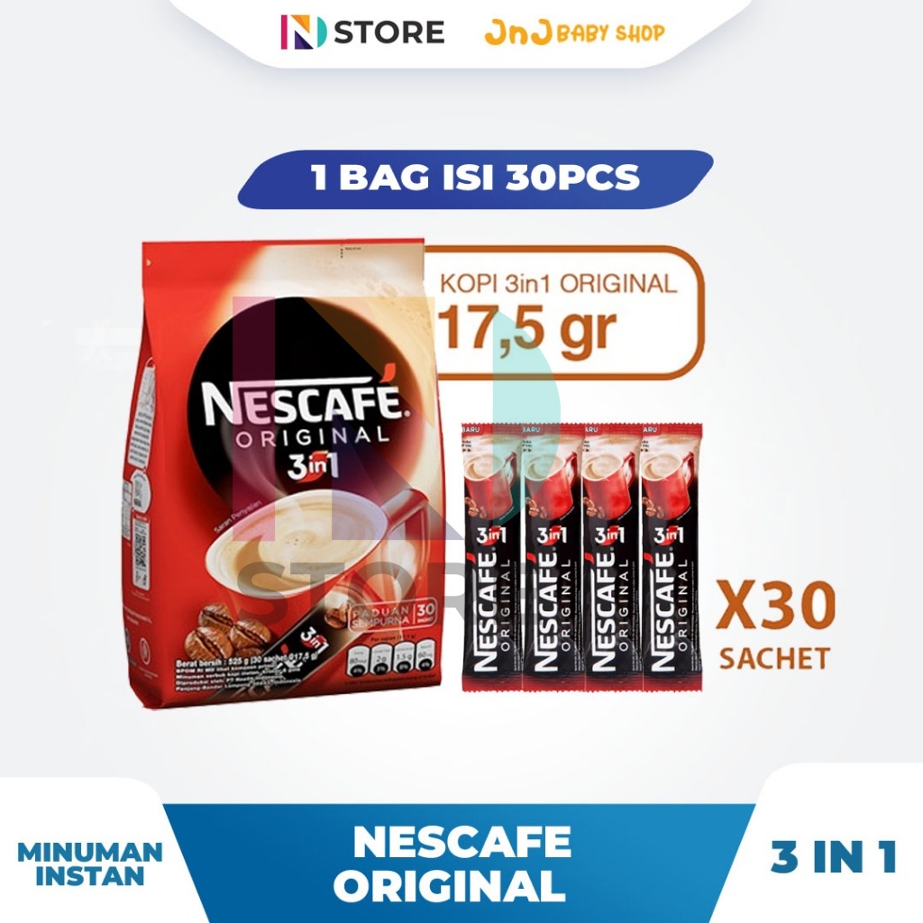 

NESCAFE 3IN1 ISI 30 SACHET x 17,5 GRAM