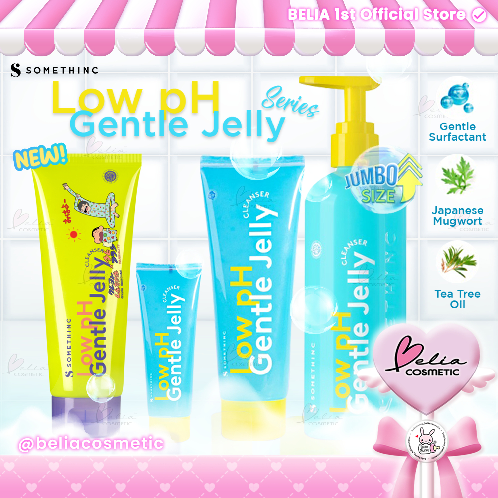 ❤ BELIA ❤ SOMETHINC Low pH Gentle Jelly Cleanser | Sabun Cuci Muka pH rendah | Facial Wash | BPOM