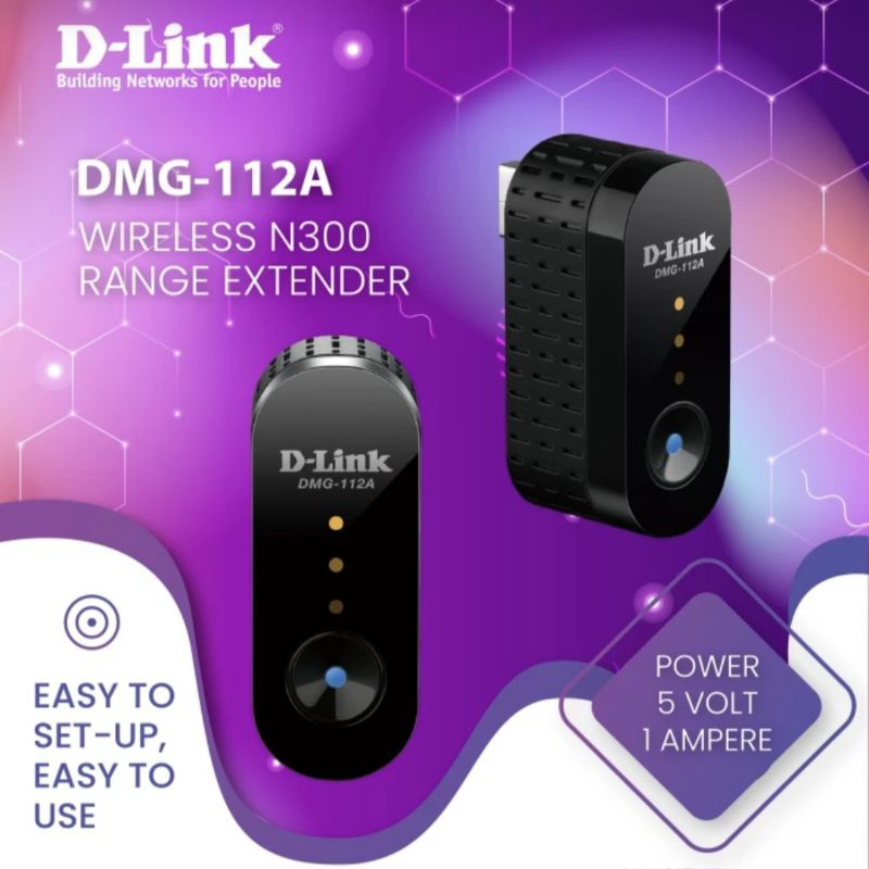 DLINK DMG-112A Wireless Range Extender N300 (AutoZoning Function)
