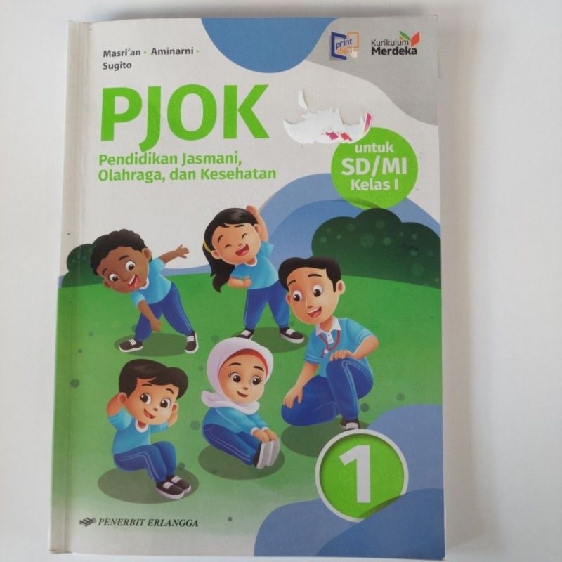 Pjok Erlangga SD/MI Kelas 1