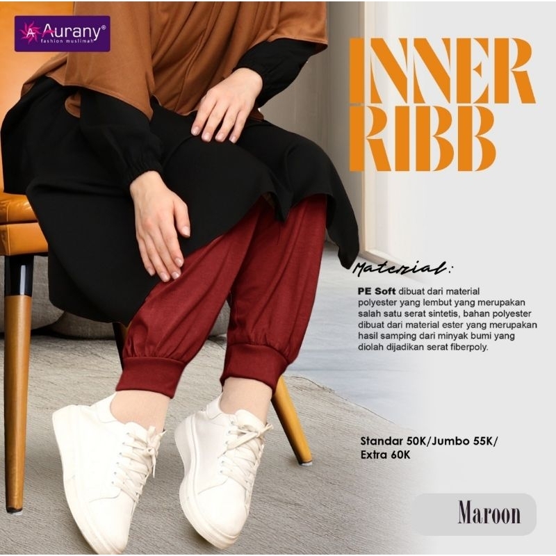 CELANA INNER GAMIS PREMIUM /INNER RIBB AURANI