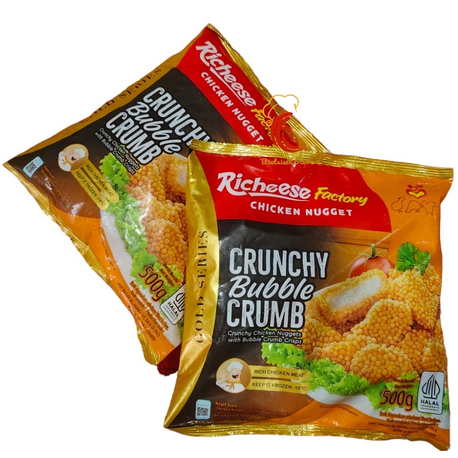 

Richeese Crunchy Bubble Crumb Chicken Nugget 500 Gr