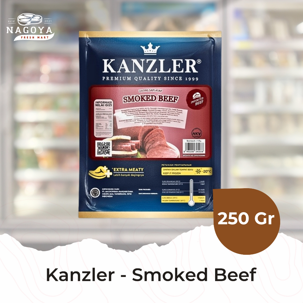 

Smoked Beef Kanzler - 250 Gr | Daging Sapi Asap